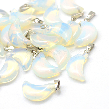 Moon Opalite Pendants G-Q369-11-1