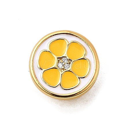 925 Sterling Silver Enamel European Beads STER-Z013-07P-09-1