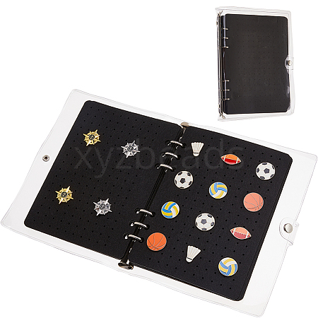 Felt Brooches Collection Binder Book AJEW-FH0007-29B-1