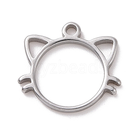 304 Stainless Steel Charms STAS-G287-09P-1