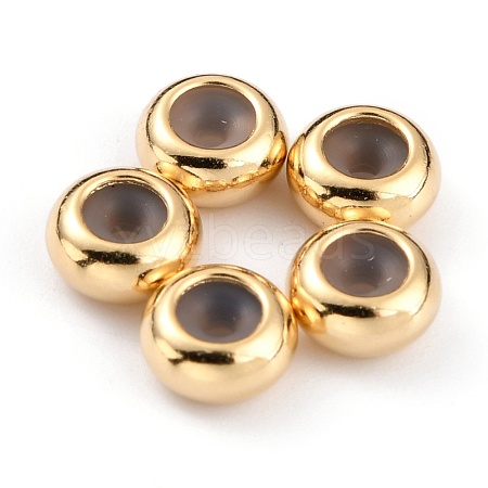 Brass Beads KK-O133-207B-G-1