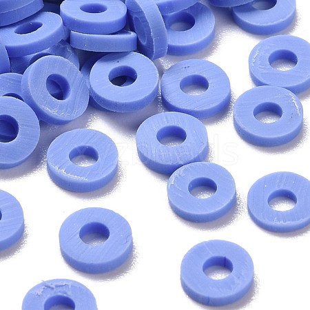 Handmade Polymer Clay Beads CLAY-R067-6.0mm-B32-1