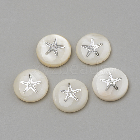 Natural Freshwater Shell Beads X-SHEL-Q011-008P-1