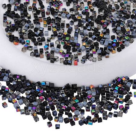 2 Bags Imitation Artificial Crystal Glass Beads GLAA-SZ0001-95A-02-1