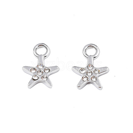 304 Stainless Steel Charms STAS-N095-143-1