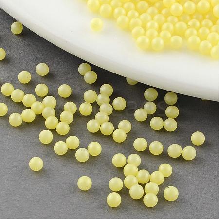 ABS Plastic Imitation Pearl Beads SACR-S849-3mm-07-1