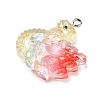 Resin Pendants RESI-Q012-02D-2