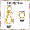 6Pcs 925 Sterling Silver Hook Clasps STER-PH0003-68-2