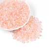Baking Paint Transparent Glass Beads DGLA-T004-07J-3