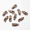 Brass Lobster Claw Clasps X-KK-KK802-AB-NR-1