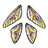 Transparent Resin Wing Pendants Set X-RESI-TAC0021-01A-3