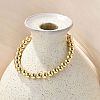 Rack Plating Brass Round Beaded Slider Bracelet for Women X-BJEW-B066-01A-01-3