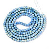 Baking Paint Glass Beads Strands X-DGLA-N016-4mm-09-2