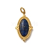 Natural Lapis Lazuli Pendants STAS-A104-08G-01-1