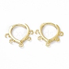 Brass Hoop Earring Findings KK-A172-31G-1