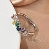 Adjustable Brass Micro Pave Cubic Zirconia Finger Rings RJEW-C163-26A-P-3