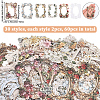 6 Sets 6 Colors Paper Self-Adhesive Lace Stickers DIY-SP0004-94-2