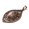 Natural Rhodonite Pendants G-H065-3R-05-2