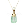 Natural Aventurine Perfume Bottle Pendant Necklace PW-WG2A891-14-1