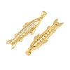 Brass Micro Pave Cubic Zirconia Pendants CU-CBAB3AD-10G-01-2