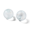 Frosted Transparent Acrylic Beads OACR-F013-12G-2