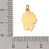 304 Stainless Steel with Enamel Pendants SA-CBAAF93-G02-3