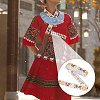 Ethnic Style Polyester Ribbons OCOR-WH0077-34D-7