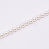 White Acrylic Round Beads Bag Handles FIND-TAC0006-24C-02-2