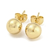 Brass Ear Studs EJEW-P261-01C-G-1