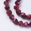 Dye Natural Gemstone Beads Strands G-XCP0007-01-4