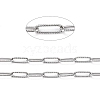 304 Stainless Steel Paperclip Chains CHS-D033-06P-02-2