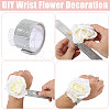 Aluminium & Plastic & Imitation Leather Glitter Powder Cord Bracelets for Bridesmaid BJEW-WH0022-75-4