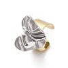 304 Stainless Steel Open Cuff Rings RJEW-K258-08GP-07-2