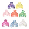 Transparent Marine Organism Resin Cabochons RESI-H035-05A-1