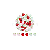 36Pcs 3 Colors Handmade Lampwork Beads LAMP-NB0002-04-7