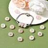 Natural Rose Quartz European Large Hole Beads G-Q442-19-4
