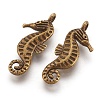 Tibetan Style Alloy Charms TIBEP-A19239-AB-NR-2