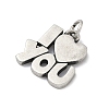 Valentine's Day 304 Stainless Steel Pendants STAS-C171-01C-AS-2