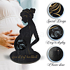 Wood Pregnant Woman Picture Frame Stand DJEW-WH0049-002-2