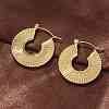 304 Stainless Steel Hoop Earrings for Women EJEW-L296-046G-2