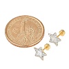 Star Glass & Polymer Clay Rhinestone Ear Fake Plugs EJEW-H105-29G-5