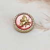 Alloy Rhinestone Shank Buttons PW-WG209B0-02-1