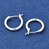 Brass Hoop Earrings KK-ZX025-53S-2