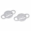 Non-Tarnish Halloween Theme Expression 304 Stainless Steel Links Connectors STAS-N095-069-2