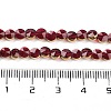 Electroplate Glass Beads Strands EGLA-C005-03A-4