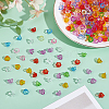 500Pcs Transparent Acrylic Beads TACR-ME0001-01-5