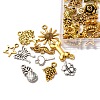 50Pcs 50 Style Tibetan Style Alloy Charms TIBE-YW0001-03-2