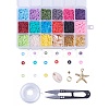 15 Colors Handmade Polymer Clay Beads DIY-JP0005-47-4mm-1