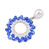 Glass & Brass Pendants PALLOY-MZ01381-02-2
