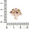 Brass Micro Pave Cubic Zirconia Pendants KK-D061-12RG-3